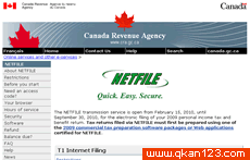 加拿大网上报税 Logo